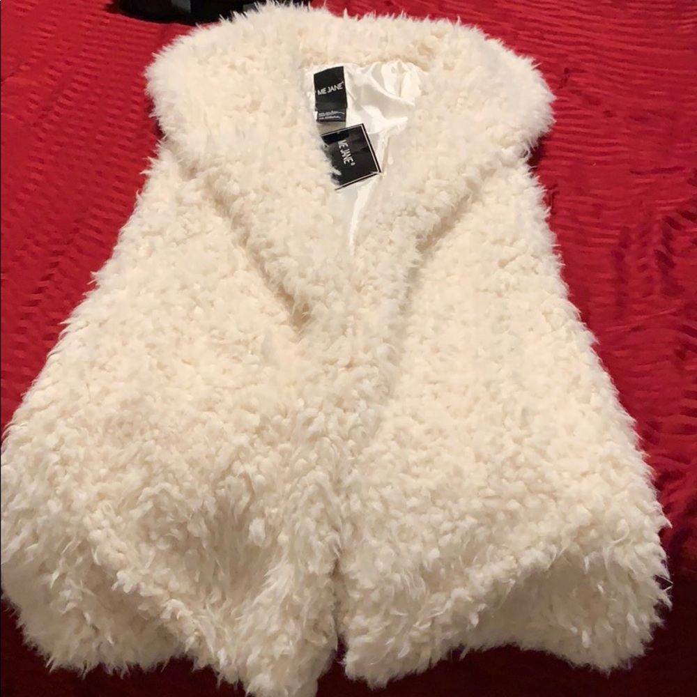 Faux fur vest